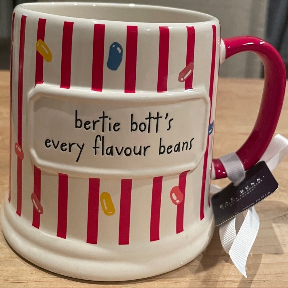 NWT Harry Potter x Rae Dunn bertie bott’s every flavour beans colorful mug